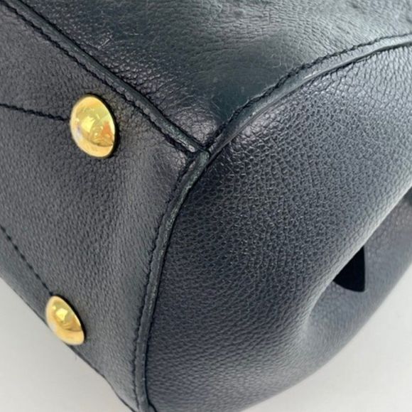 Louis Vuitton Empreinte Montaigne BB in Black Satchel Crossbody Handbag - Picture 6 of 13